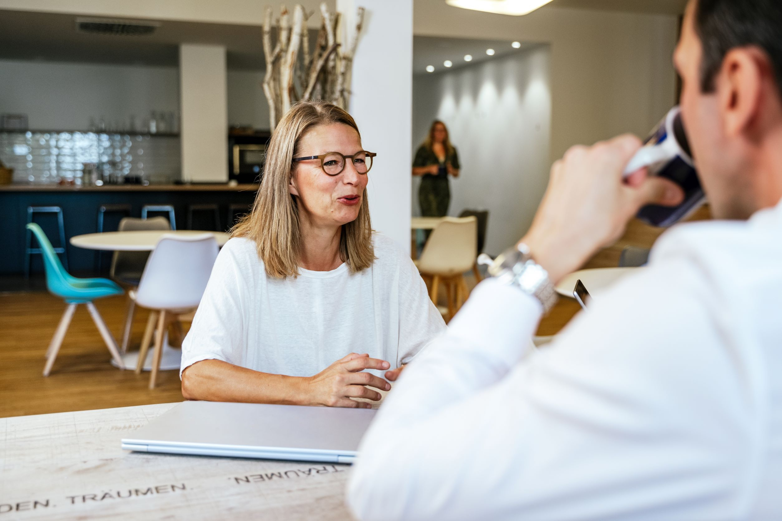 Arbeiten am Tisch